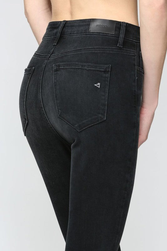 The Taylor Step Hem High Rise Skinny Jeans