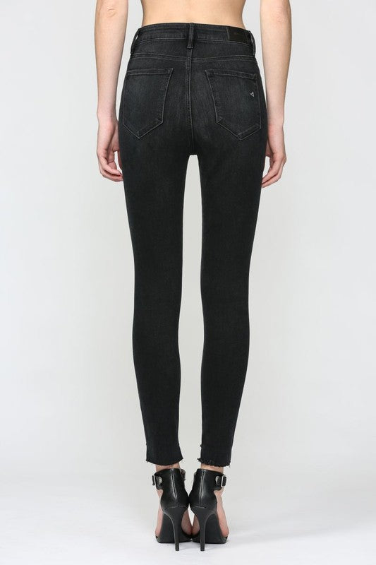 The Taylor Step Hem High Rise Skinny Jeans