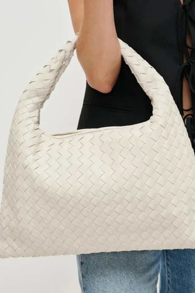 The Leah Woven Handbag