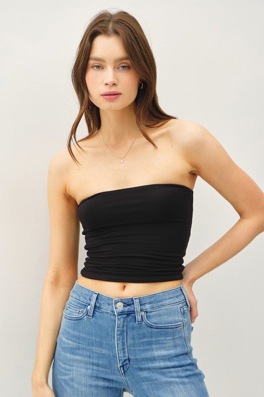 The Venice Beach Cropped Tube Top