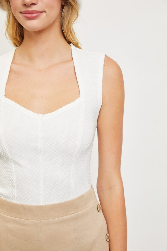 The Be There or Be Square Sleeveless Top