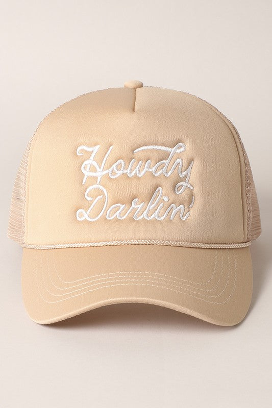 The Howdy Darlin' Trucker Hat