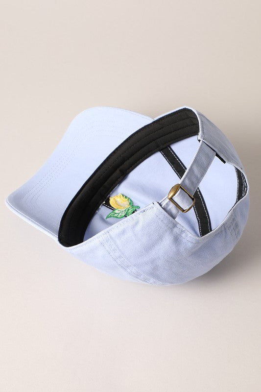 The Limone Embroidered Baseball Hat