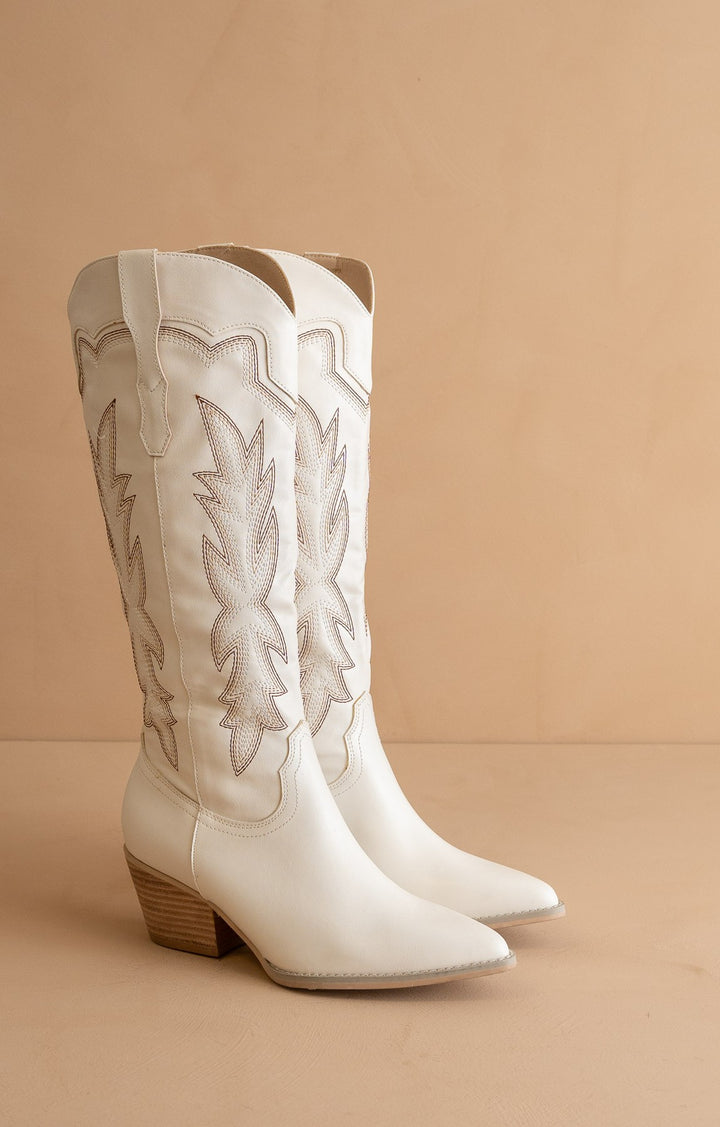 The Ainsley Embroidered Cowboy Boots