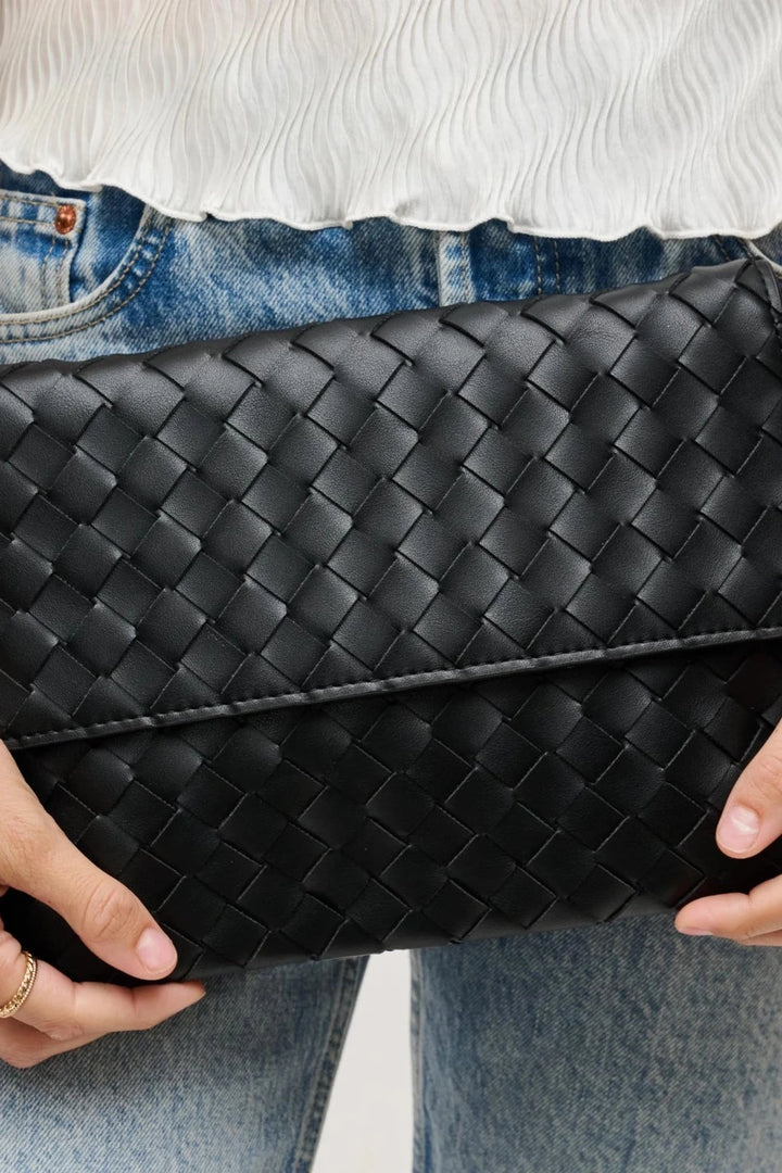 The Ivy Vegan Leather Envelope Clutch