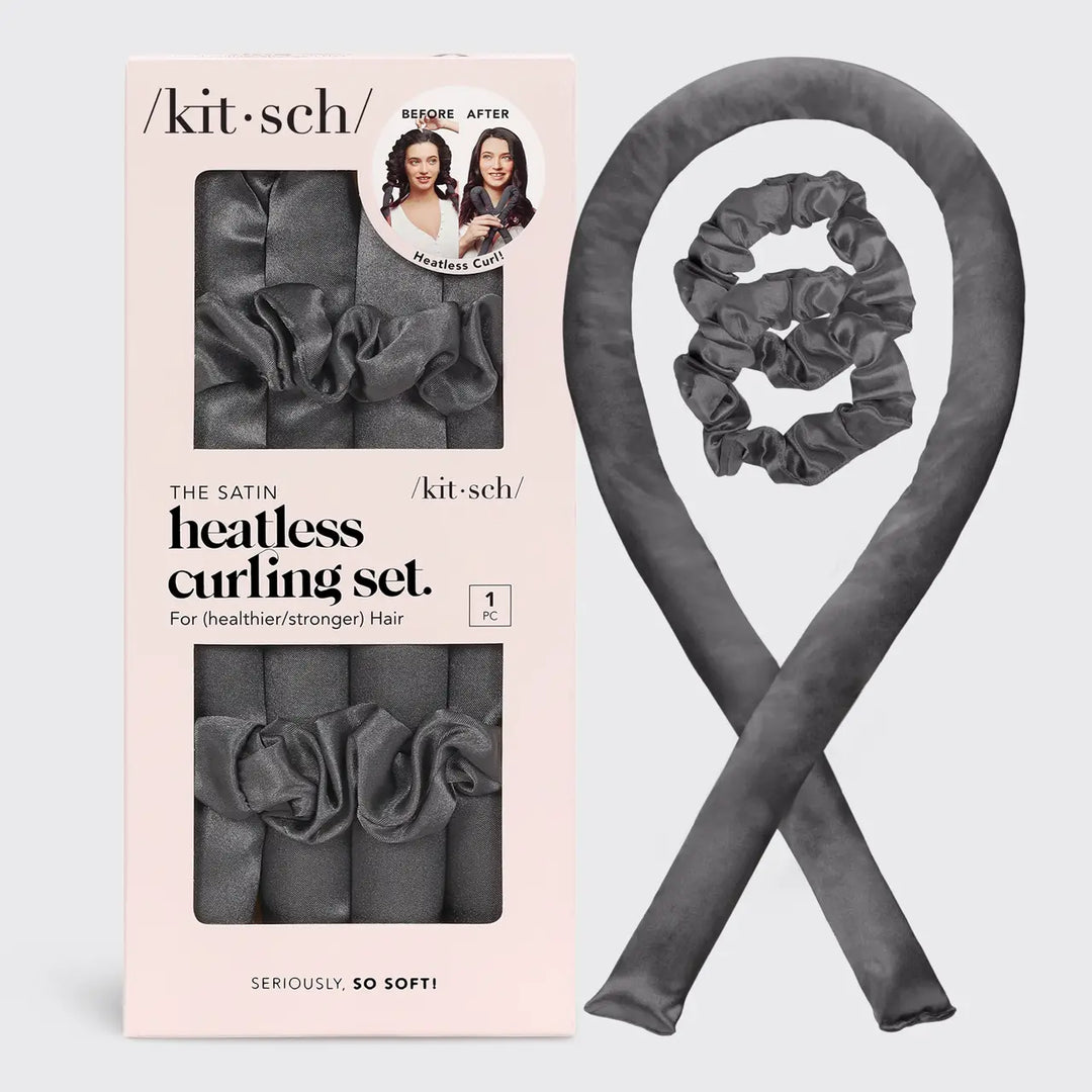 The Satin Heatless Curling Set by Kitsch