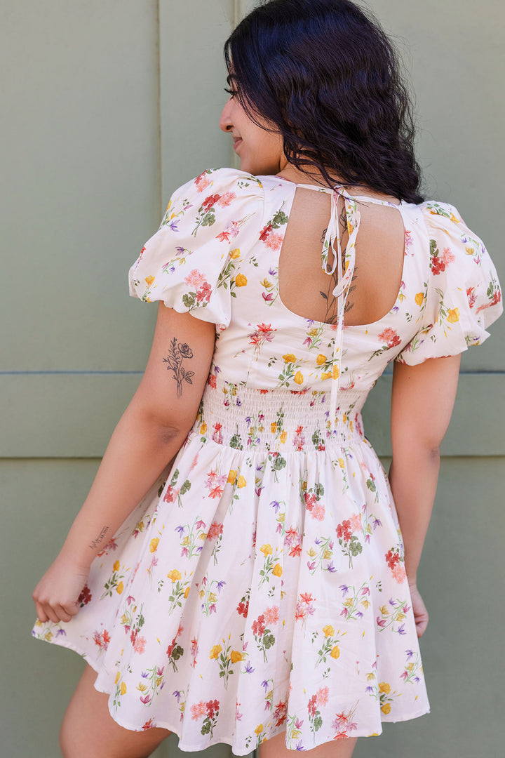 The Day Trip Floral Print Mini Dress