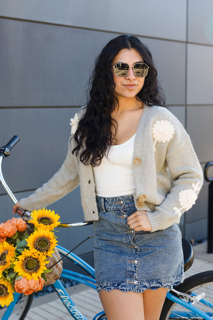 The Skies The Limit Denim Mini Skirt