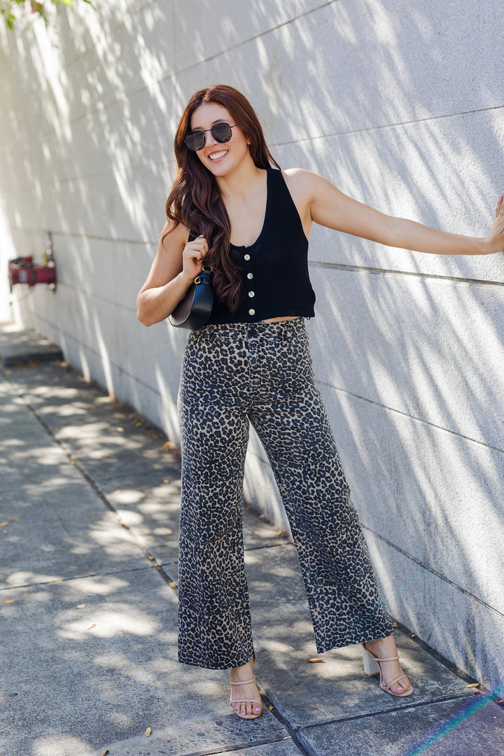 The Rock of Ages Leopard Print Pants