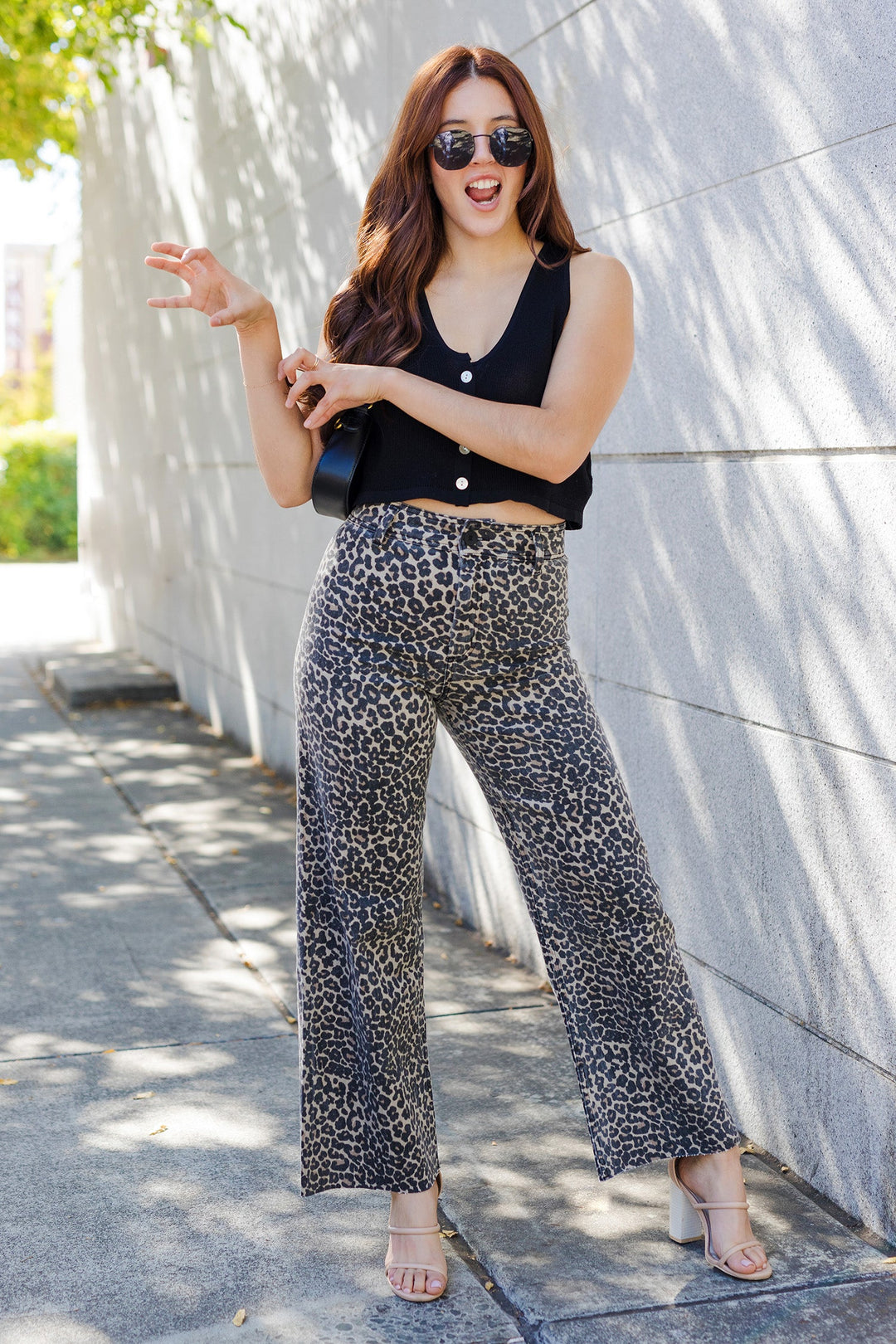 The Rock of Ages Leopard Print Pants