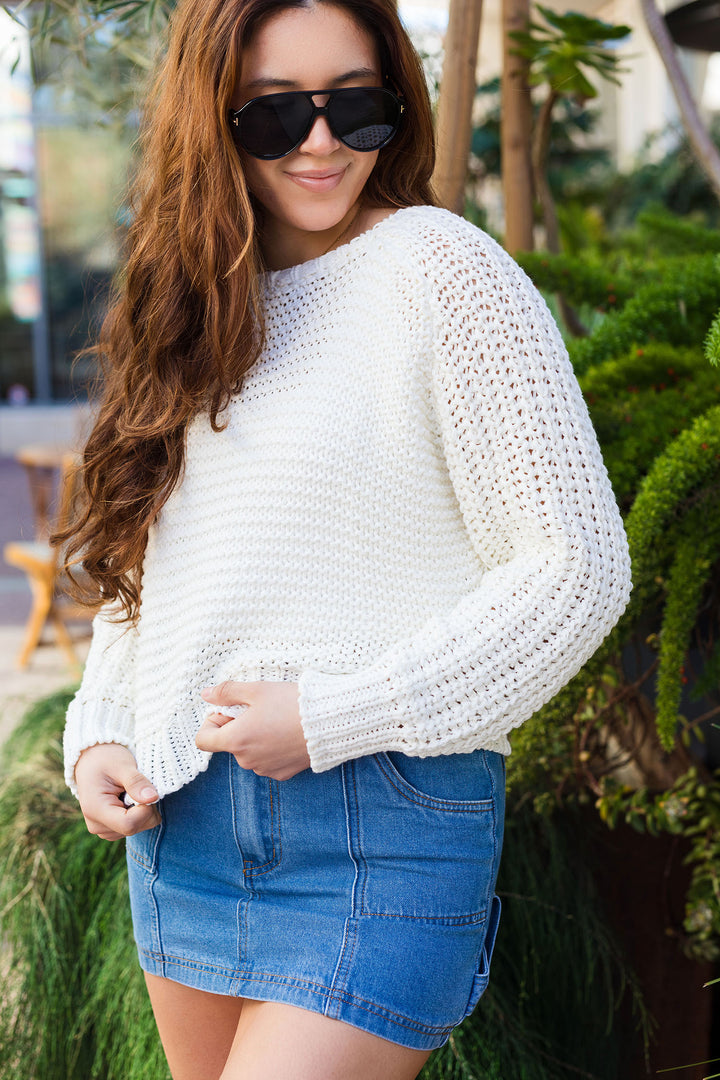 The What A Dream Crochet Sweater