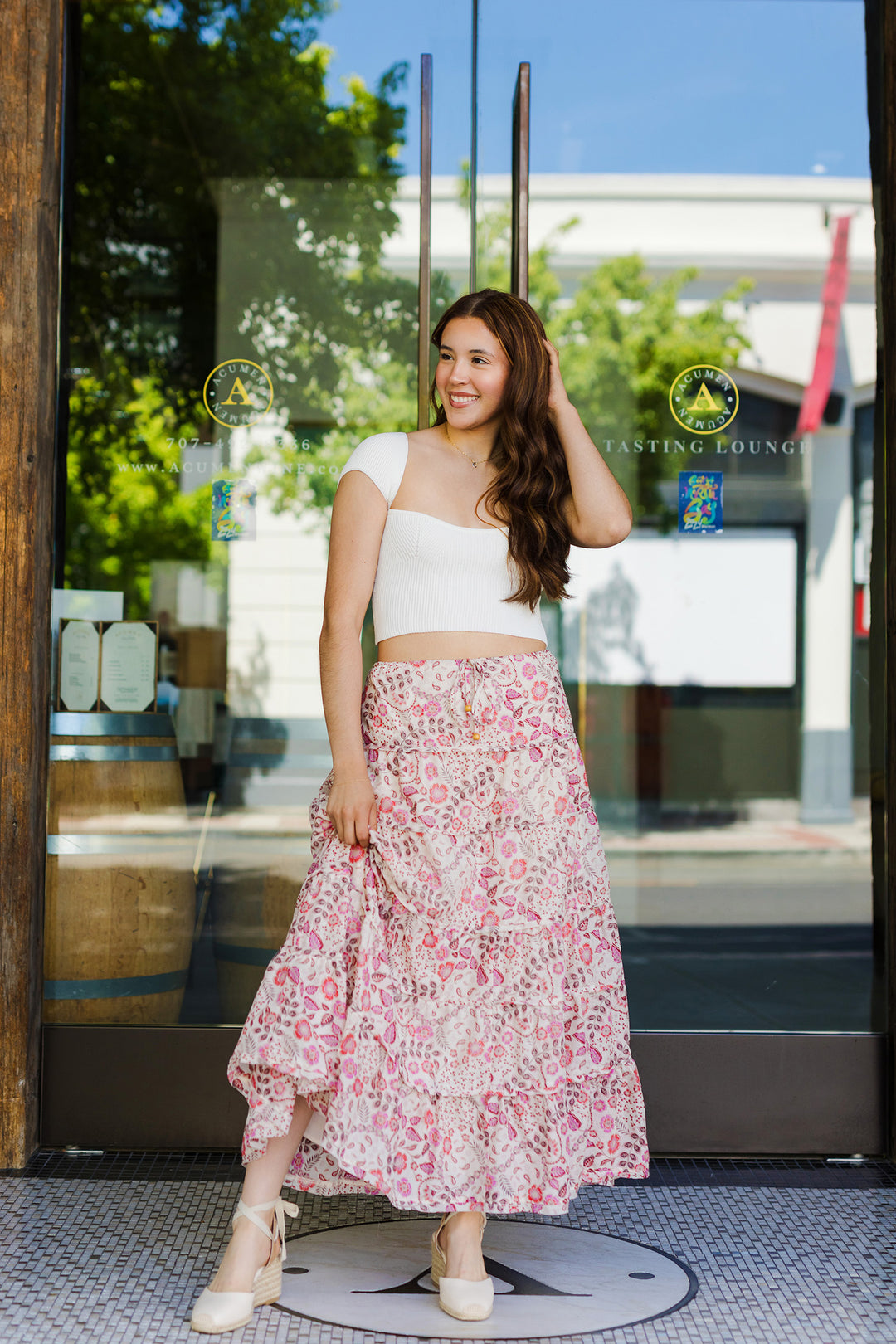 The Blaire Floral Maxi Skirt