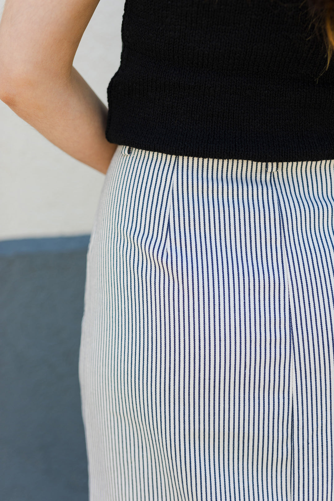 The Wonderful Life Front Slit Midi Skirt