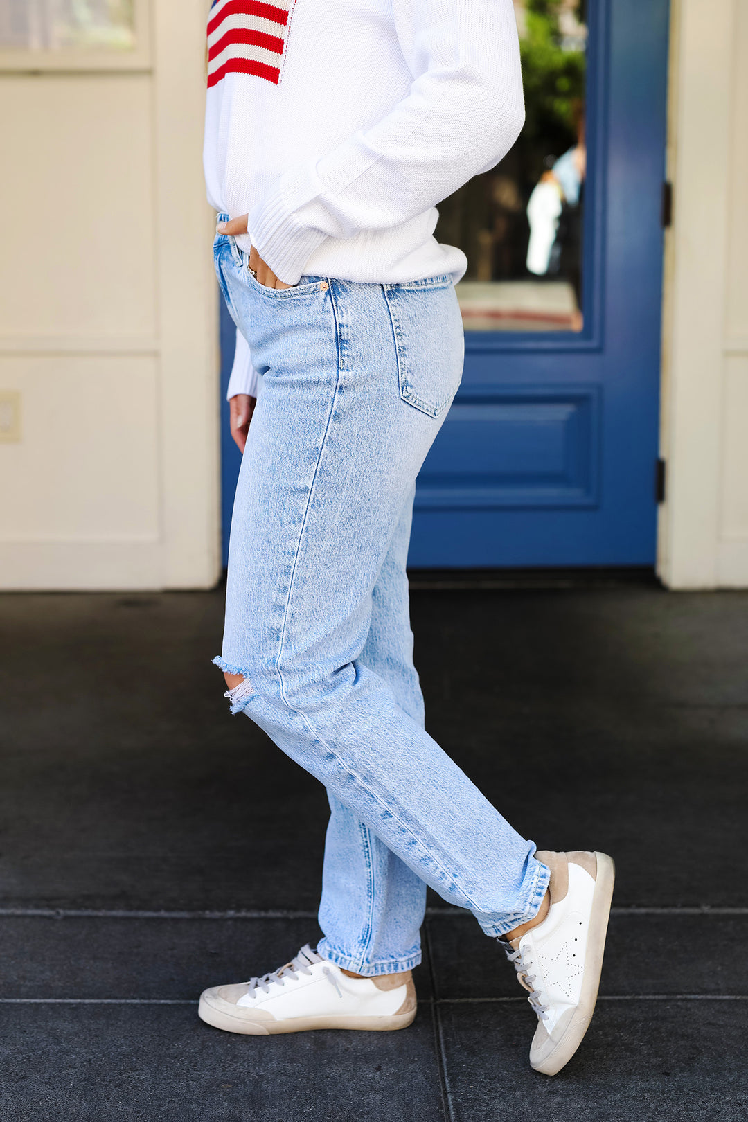 The Rylee High Rise Straight Leg Jeans