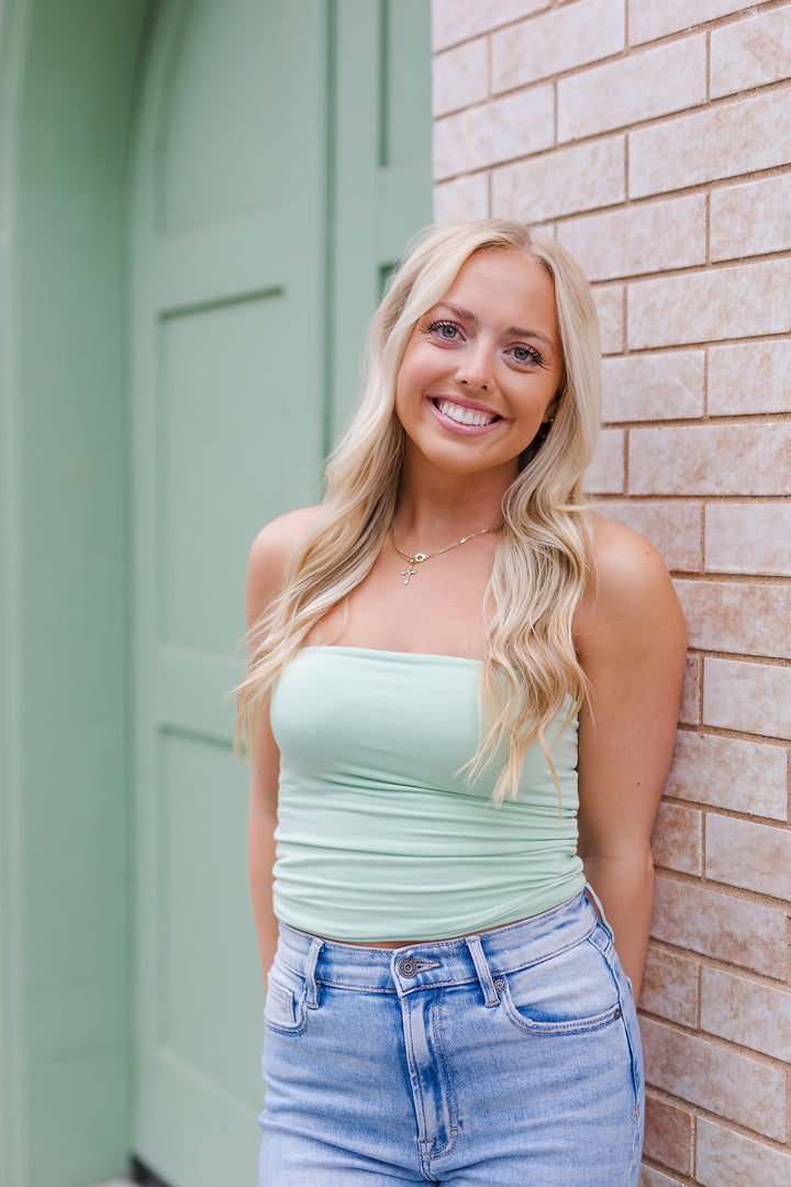 The Venice Beach Cropped Tube Top