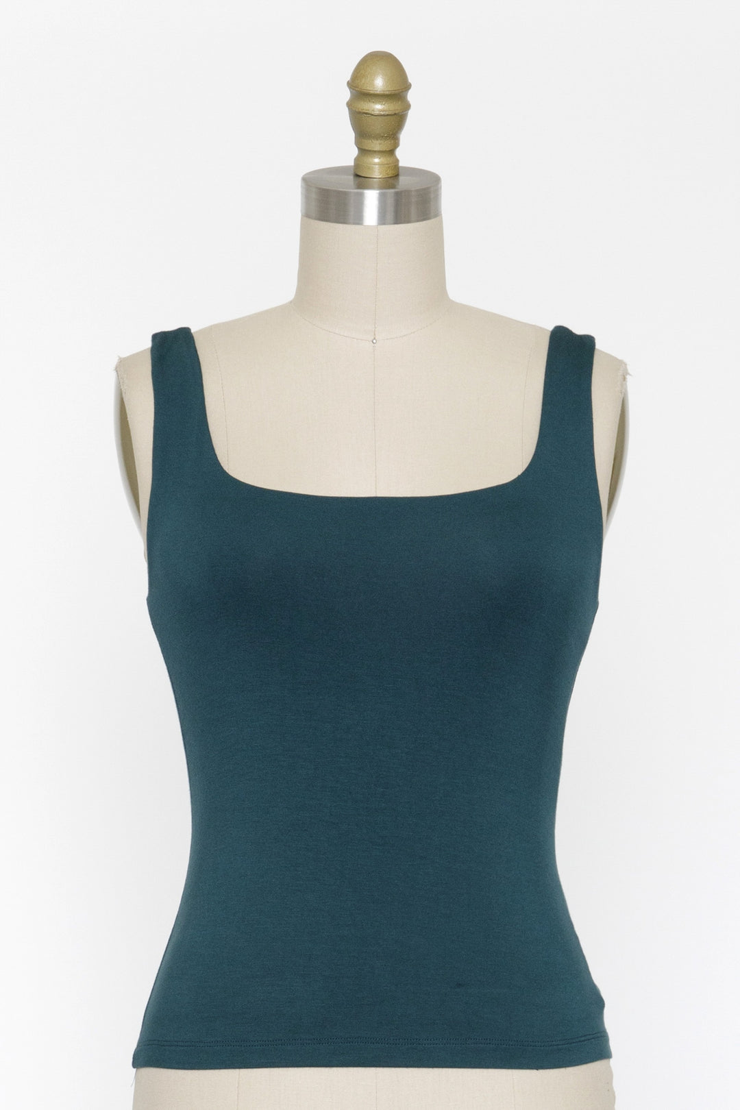 The Jessica Square Neck Lined Tank Top