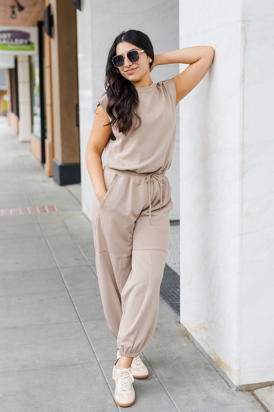 The Around The Way Sleeveless Jumpsuit