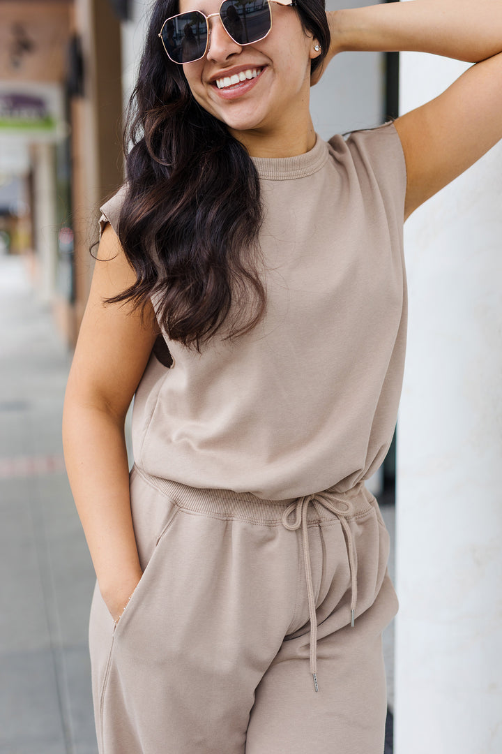 The Around The Way Sleeveless Jumpsuit