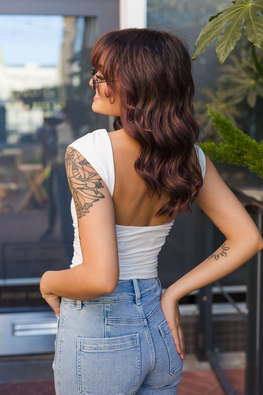 The Back Where I Belong Short Sleeve Top