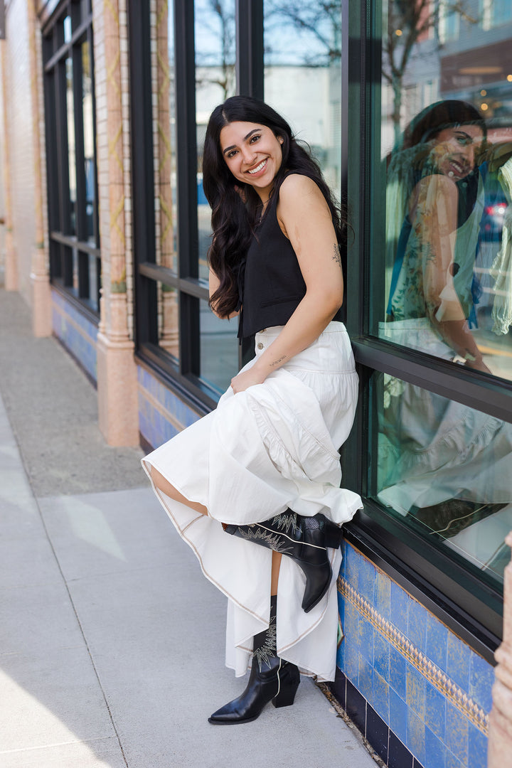 The Plum Creek Tiered Maxi Skirt