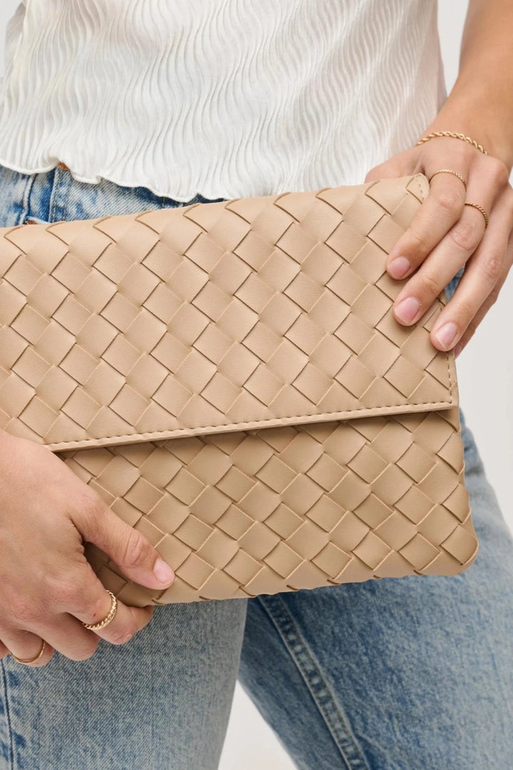 The Ivy Vegan Leather Envelope Clutch